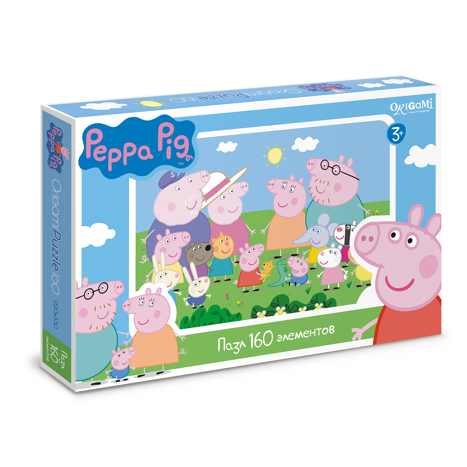 Пазлы ORIGAMI Peppa Pig 160 эл. в ассортименте - фото 4