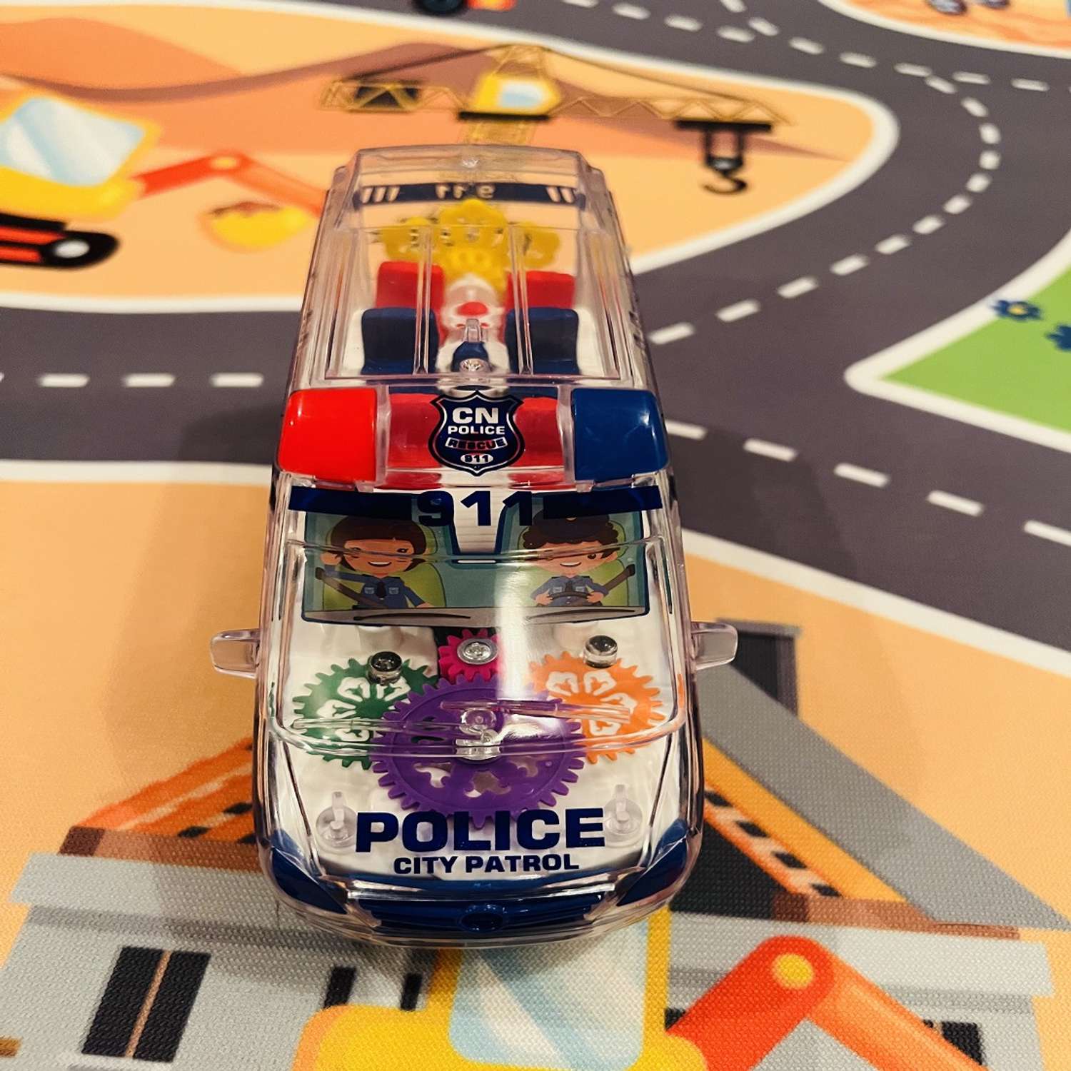 Интерактивная игрушка Panawealth International полиция с шестеренками и звуковым эффектом - фото 4