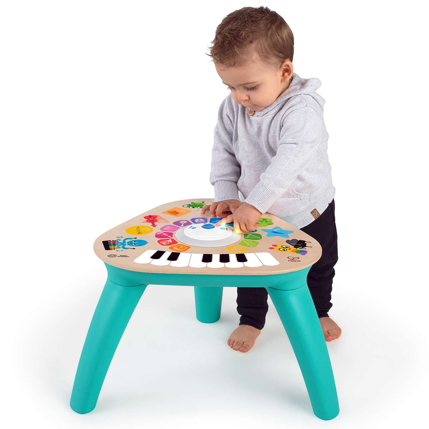 Серия Волшебное прикосновение HAPE Развивающая игрушка для малышей Музыкальный столик сенсорный - фото 4