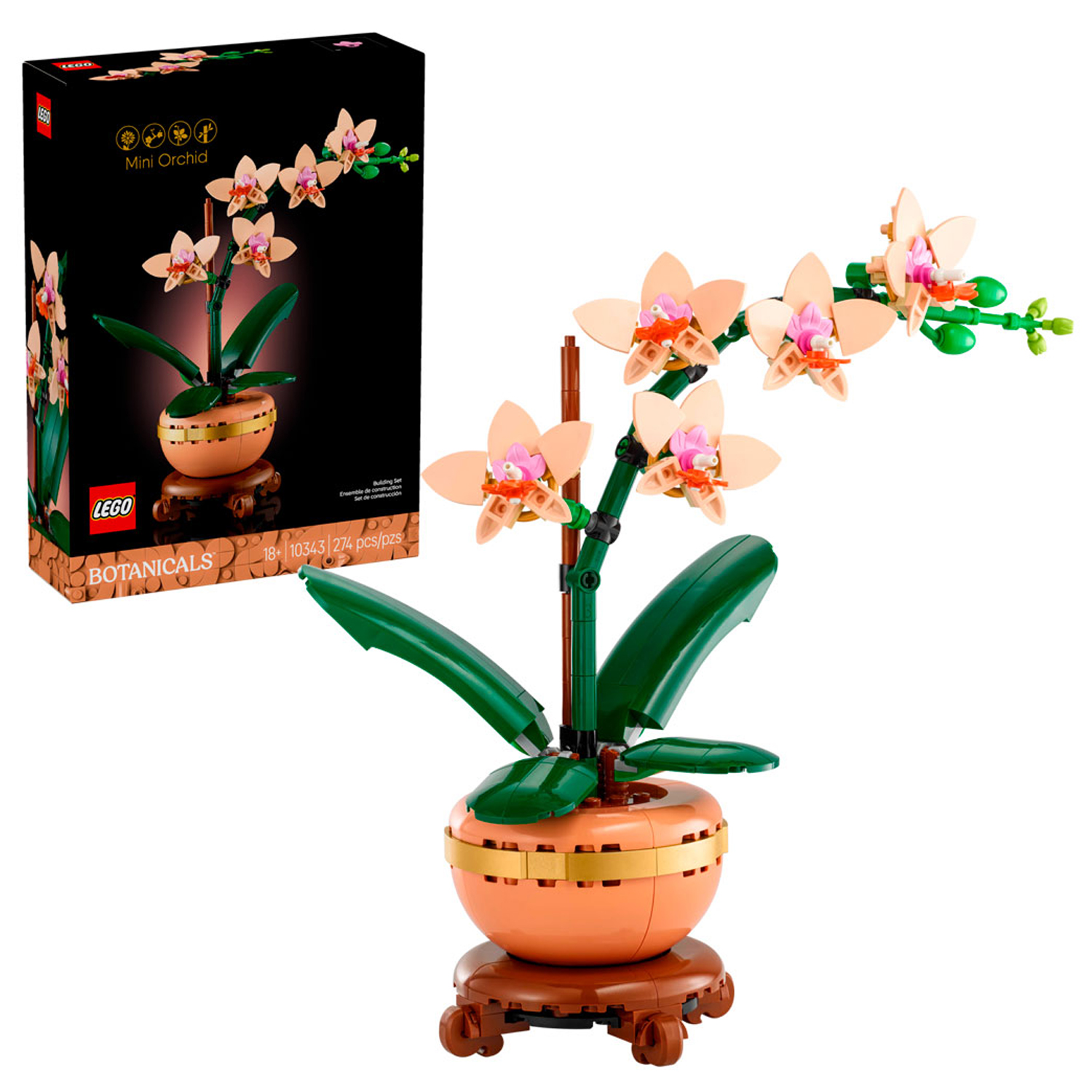 Конструктор детский LEGO Botanical Collection Орхидея Мини - фото 1