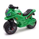 Мотоцикл-каталка ORION TOYS МП 2 колеса музыкальный руль зеленый