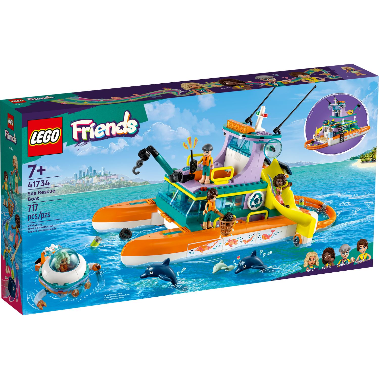 Конструктор LEGO Friends Sea Rescue Boat 41734 - фото 9