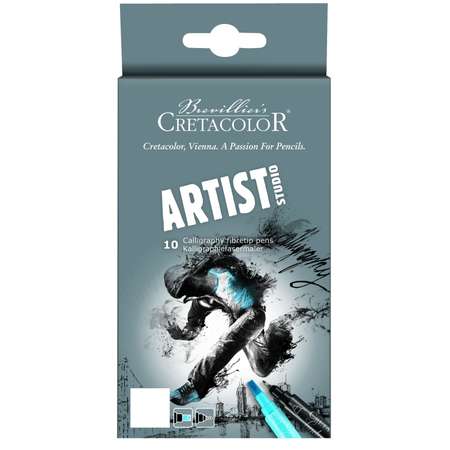 Набор маркеров CRETACOLOR Artist Studio Line двухсторонние для каллиграфии 10 шт.