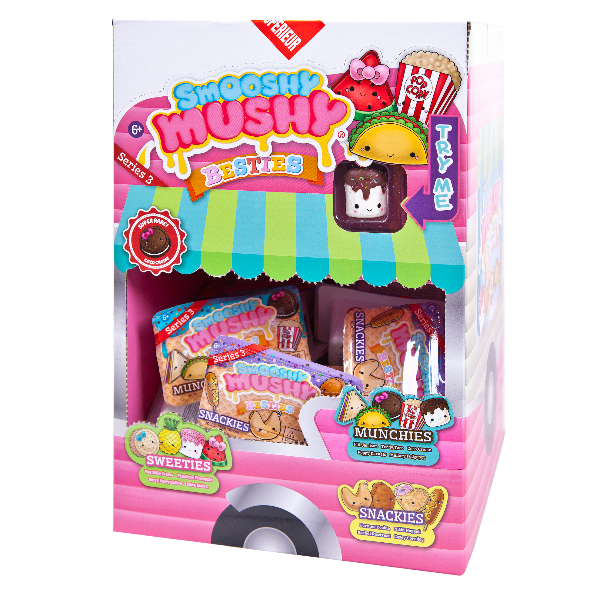 Игрушка Smooshy Mushy Redwood Besties Вкусняшки в непрозрачной упаковке (Сюрприз) 174931-3 - фото 2