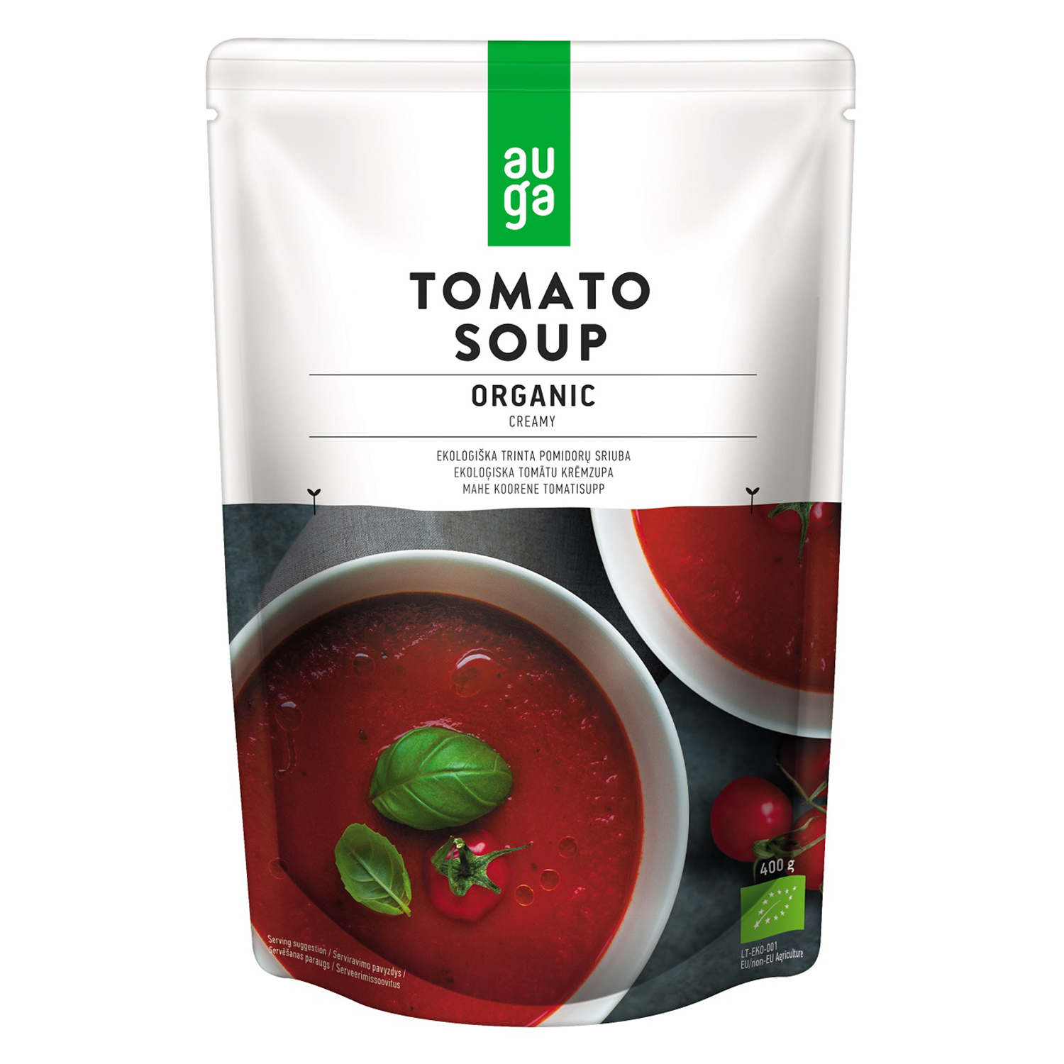 Суп-крем AUGA томатный 400г - фото 1