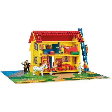 Кукольный домик Micki Пеппи длинный чулок с набором наклеек и лестницей MC_PP_44375300