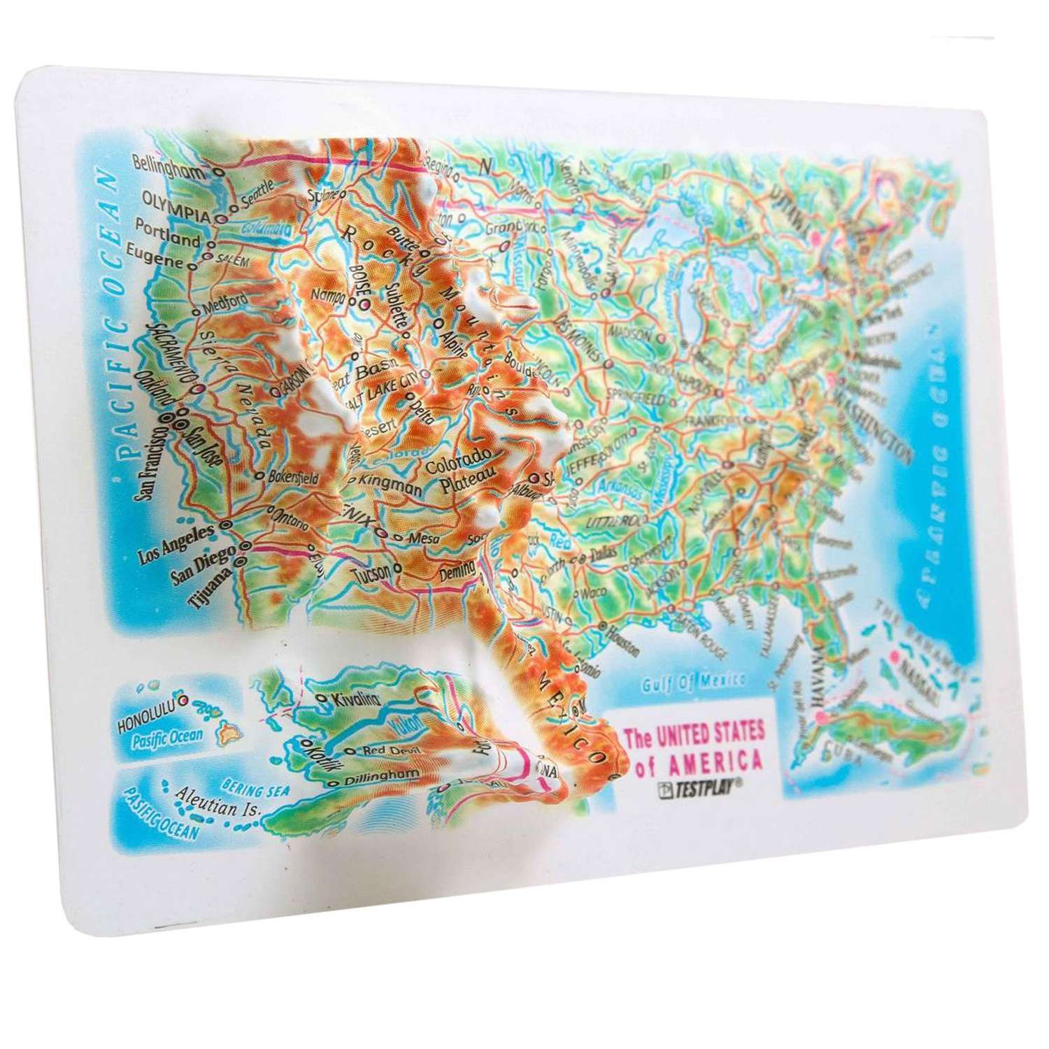 3D карта Testplay США Mini магнит - фото 3