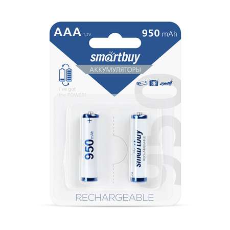 Аккумулятор Smartbuy NiMh 950 mAh R03 - 2 шт. в упаковке