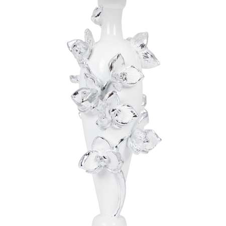 Светильник настольный BOGACHO Орхидея Лира белый с абажуром белого цвета СБ-186