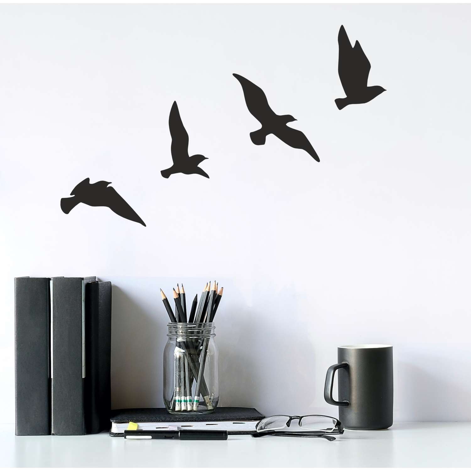 Панно настенное Afi Design Птицы мини Черное - фото 2