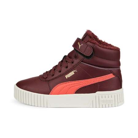 Burgundy high top pumas on sale