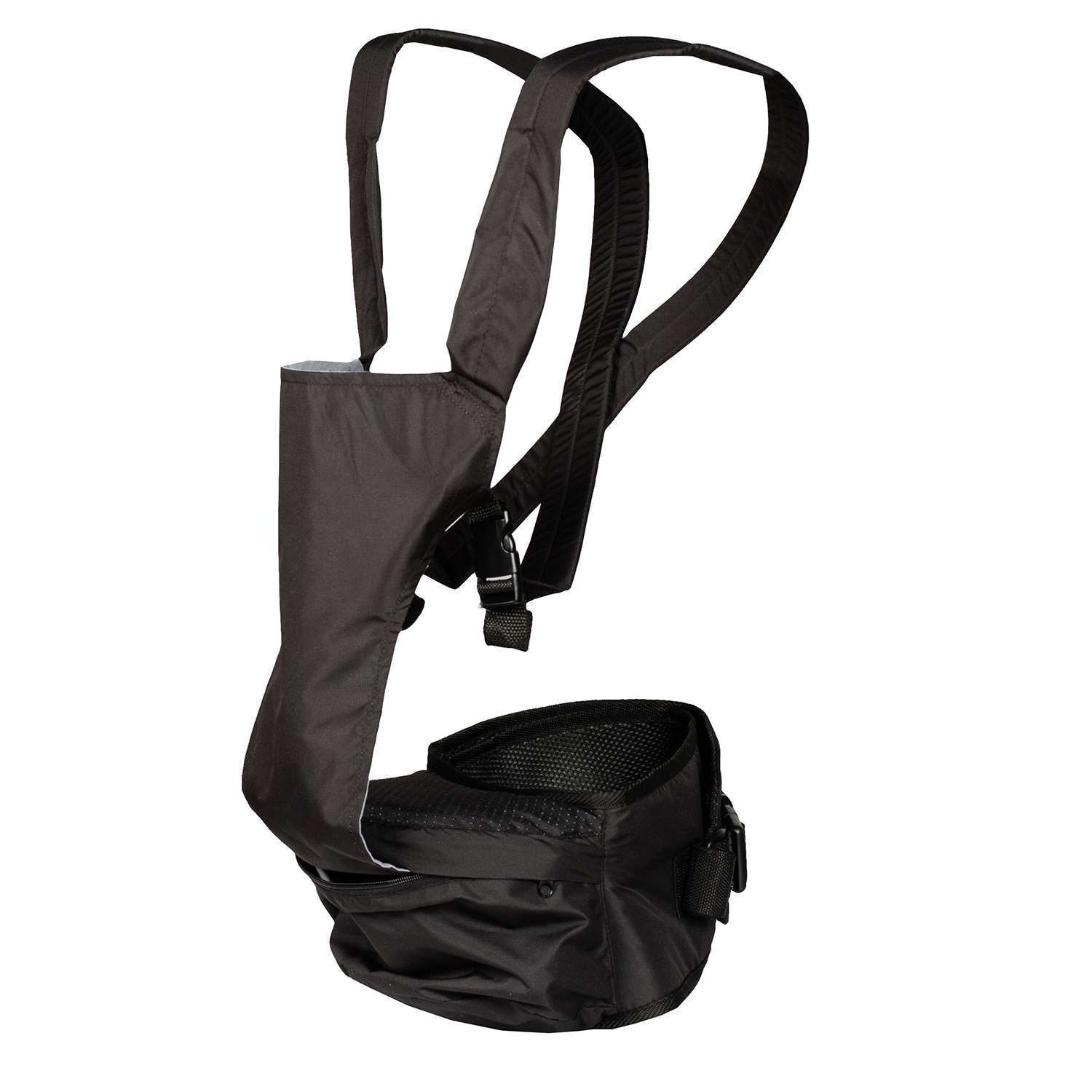 Хипсит-рюкзак Чудо-чадо со спинкой «‎Непоседа» черный - фото 1