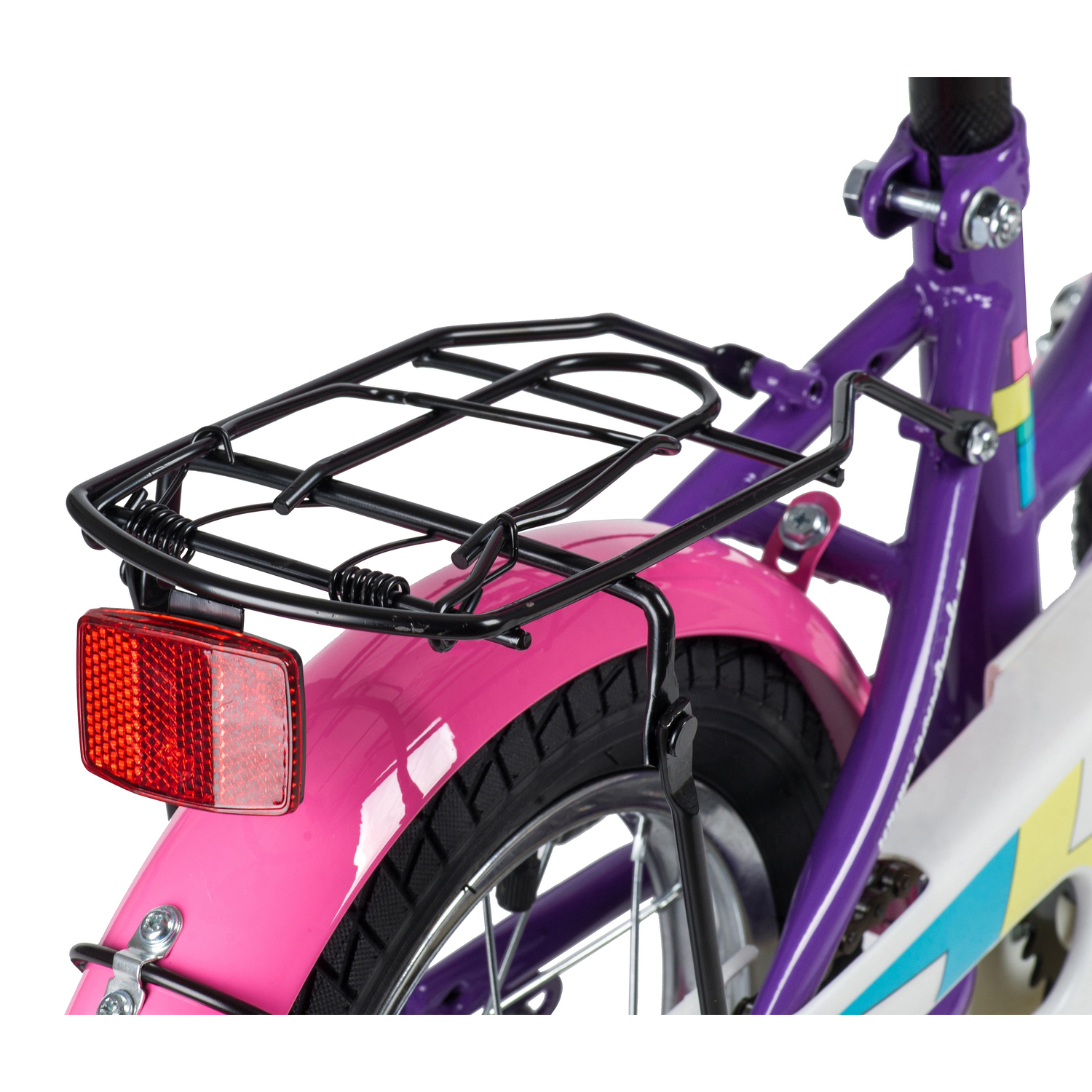Велосипед NOVATRACK Tetris 12 фиолетовый - фото 7