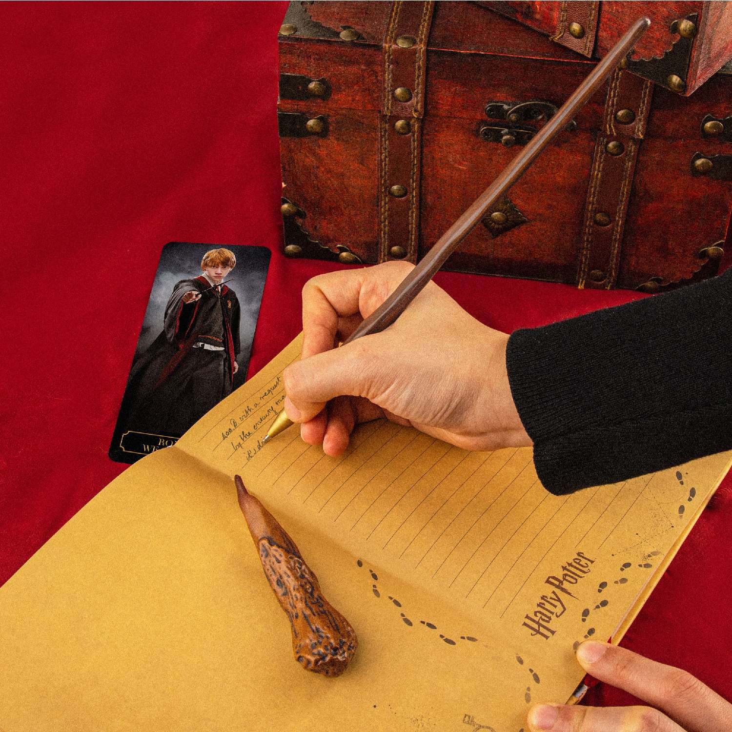 Ручка Harry Potter в виде палочки Рона Уизли 25 см с подставкой и закладкой - фото 7