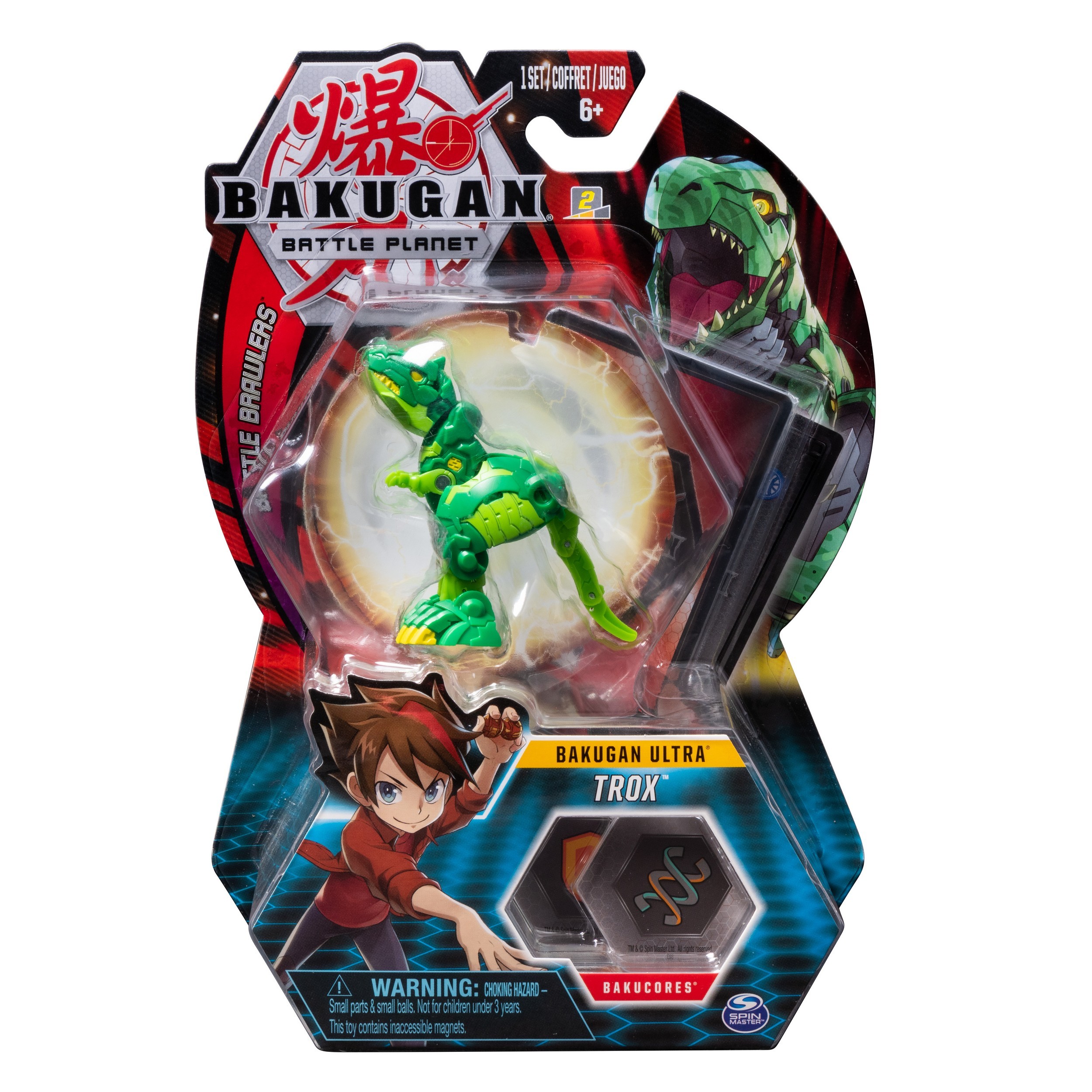 Фигурка-трансформер Bakugan Ультра T-Rex Green 6045146/20108453 купить по  цене 49 ₽ в интернет-магазине Детский мир