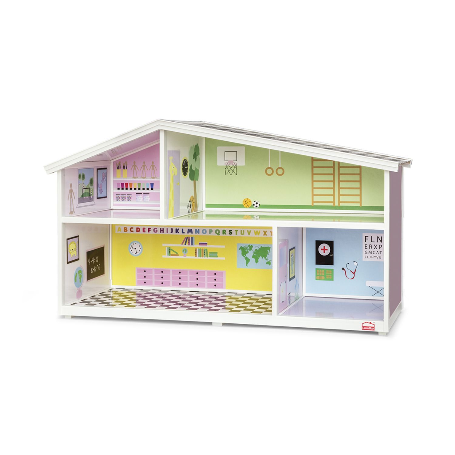 Аксессуары для домика Lundby Обои школа 8предметов LB_60501500 LB_60501500 - фото 3