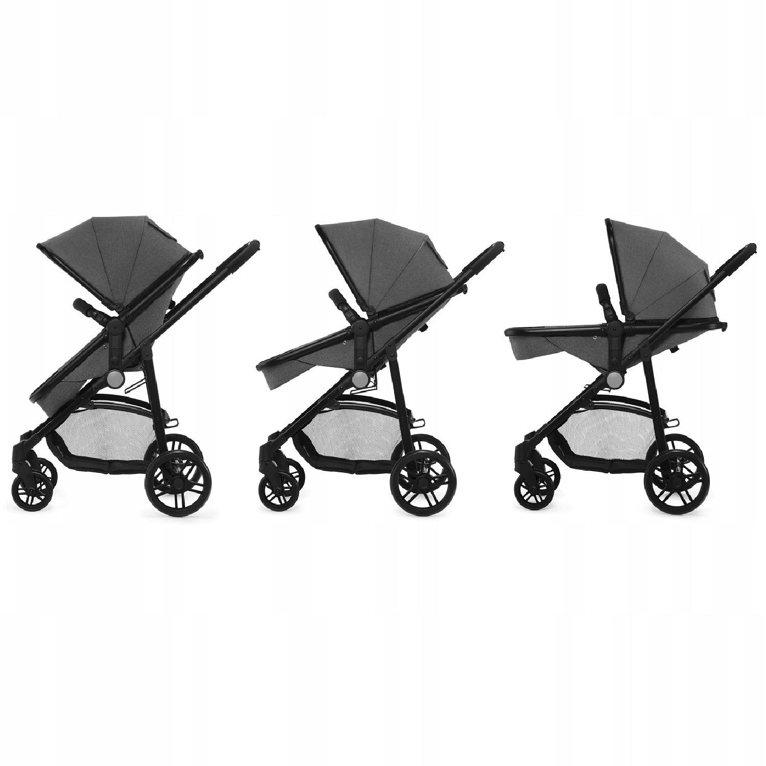 Коляска 2в1 Kinderkraft Juli Grey - фото 9