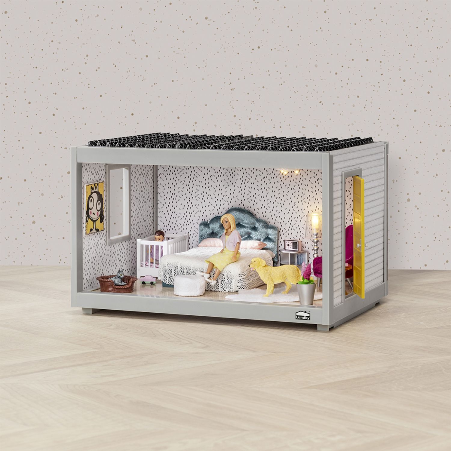 Кукольный домик Lundby Комната 33 см открытый на 360 обои в наборе  LB_60102300 купить по цене 3368 ₽ в интернет-магазине Детский мир