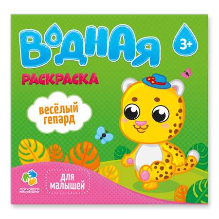 Водные раскраски ГЕОДОМ Веселые котята/пони/гепард 3 шт