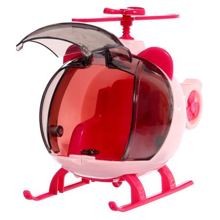 Игровой набор Sima-Land «Модное путешествие» вертолет. кукла аксессуары