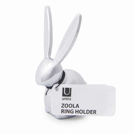 Подставка для колец Umbra Zoola кролик хром