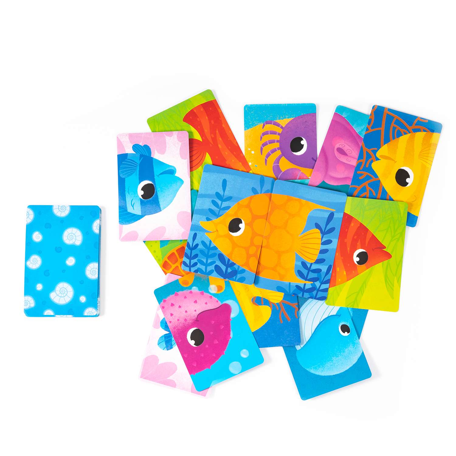 Карточная игра ГЕОДОМ Мемори для малышей Океан Половинки - фото 4