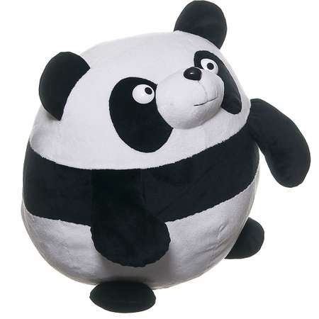 Игрушка мягкая NAT декоративная пижамница Панда кругляш черный