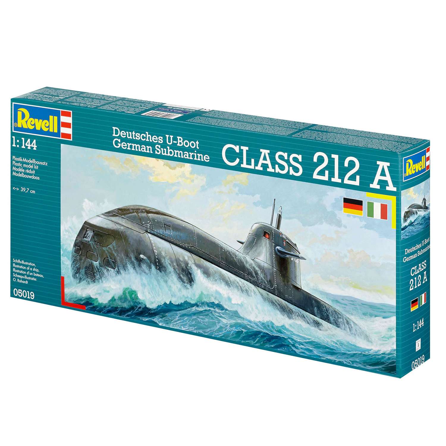 Сборная модель Revell Новейшая немецкая подводная лодка класса U212A 05019 - фото 2