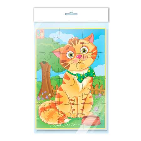 Пазл Vladi Toys мягкий Котик 12 элементов