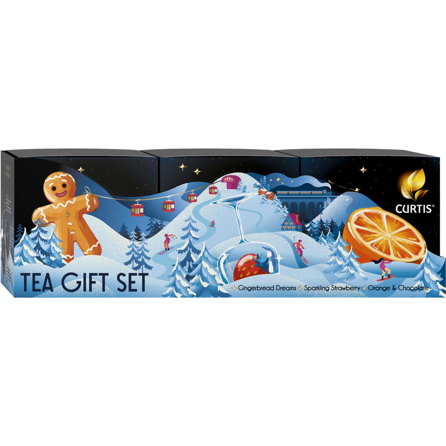 Чай подарочный Curtis Tea Gift Sets чёрный аромат пакет 63г - фото 4