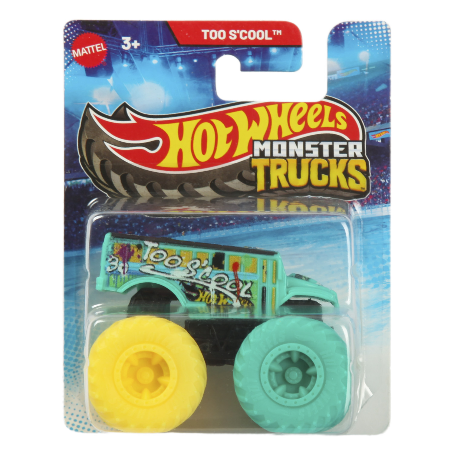 Монстр-трак Hot Wheels Too S'cool HTP25 1:64 зеленый HFB96 - фото 7
