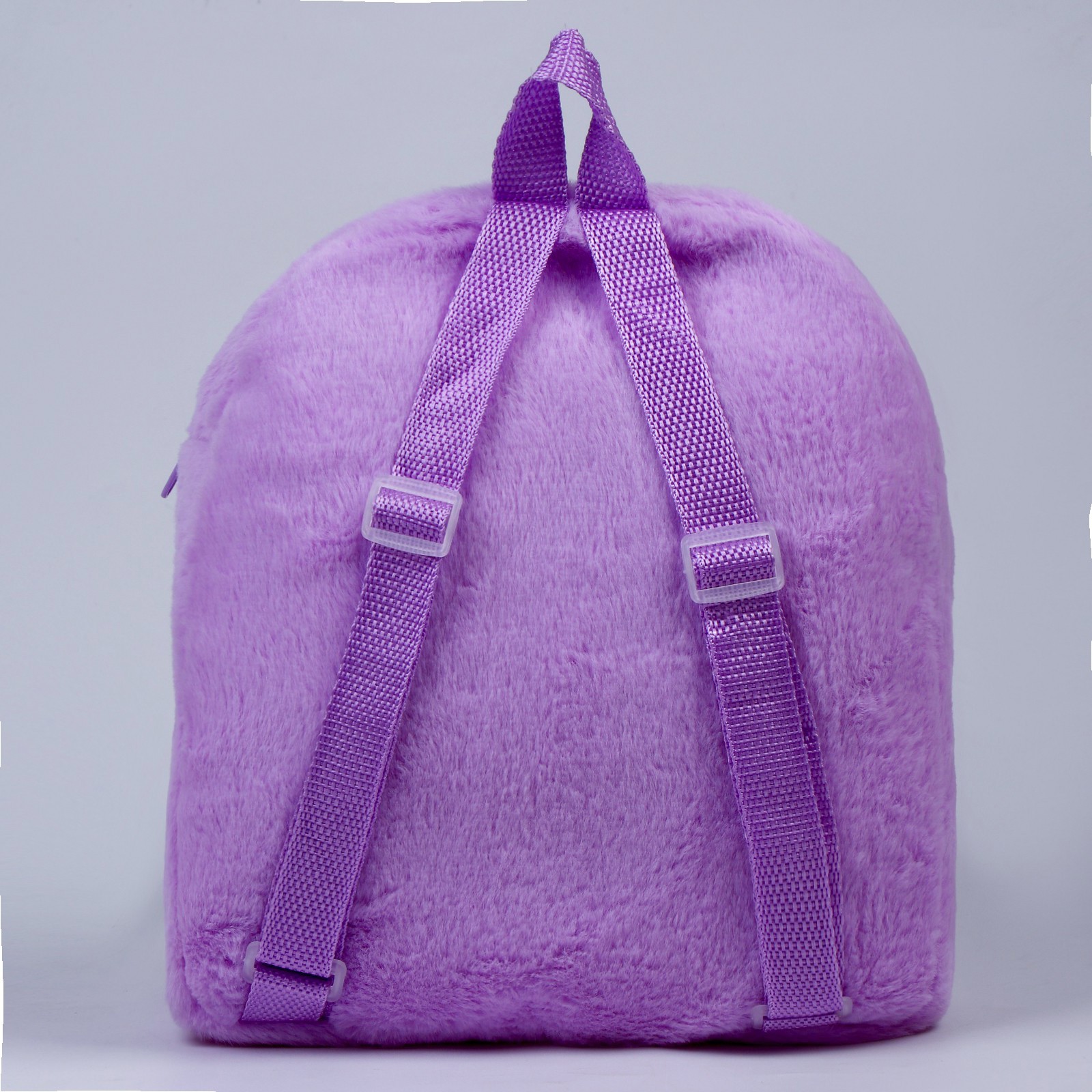 Рюкзак детский плюшевый Milo Toys «Котик» цвет фиолетовый - фото 5