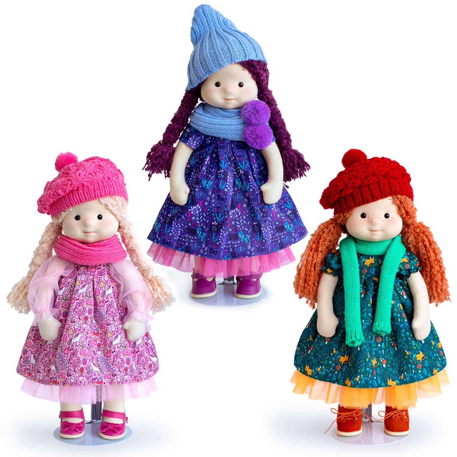Мягкая кукла BUDI BASA Тиана в шапочке и шарфе 38 см Minimalini Mm-Tiana-02 Mm-Tiana-02 - фото 9