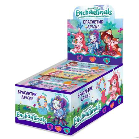 Драже Конфитой Enchantimals. Браслетик с персонажами 48 шт