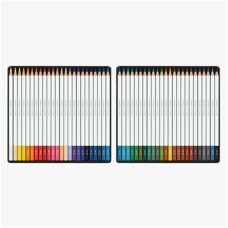 Карандаши ГАММА акварельные художественные серия студия 48 цветов
