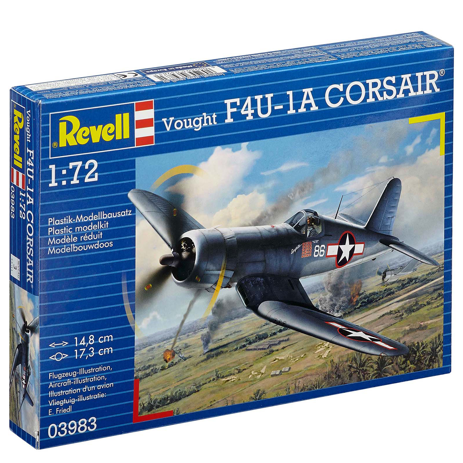 Сборная модель Revell Самолет Истребитель F4U-1D Corsair 03983 - фото 3