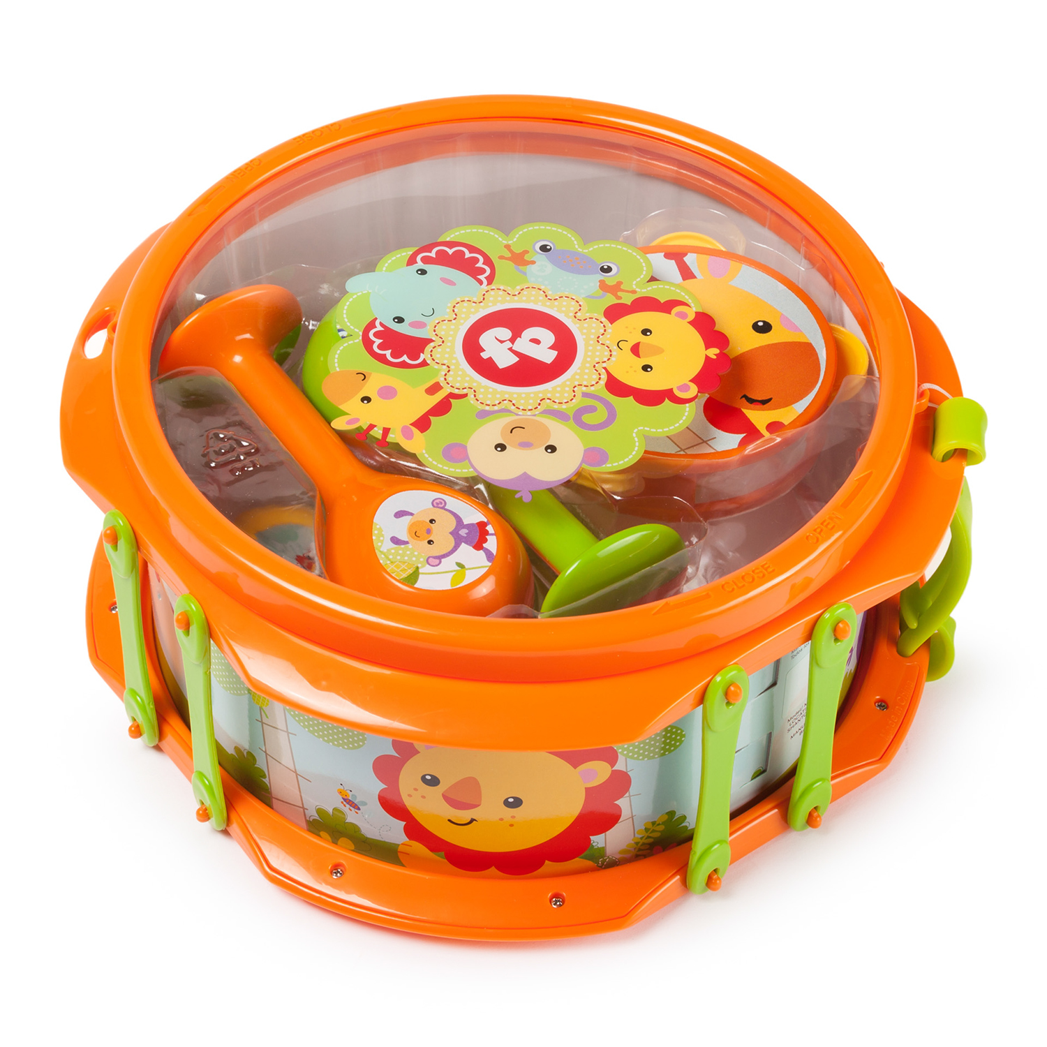 Набор музыкальных инструментов Fisher Price в коробке Барабан - фото 2