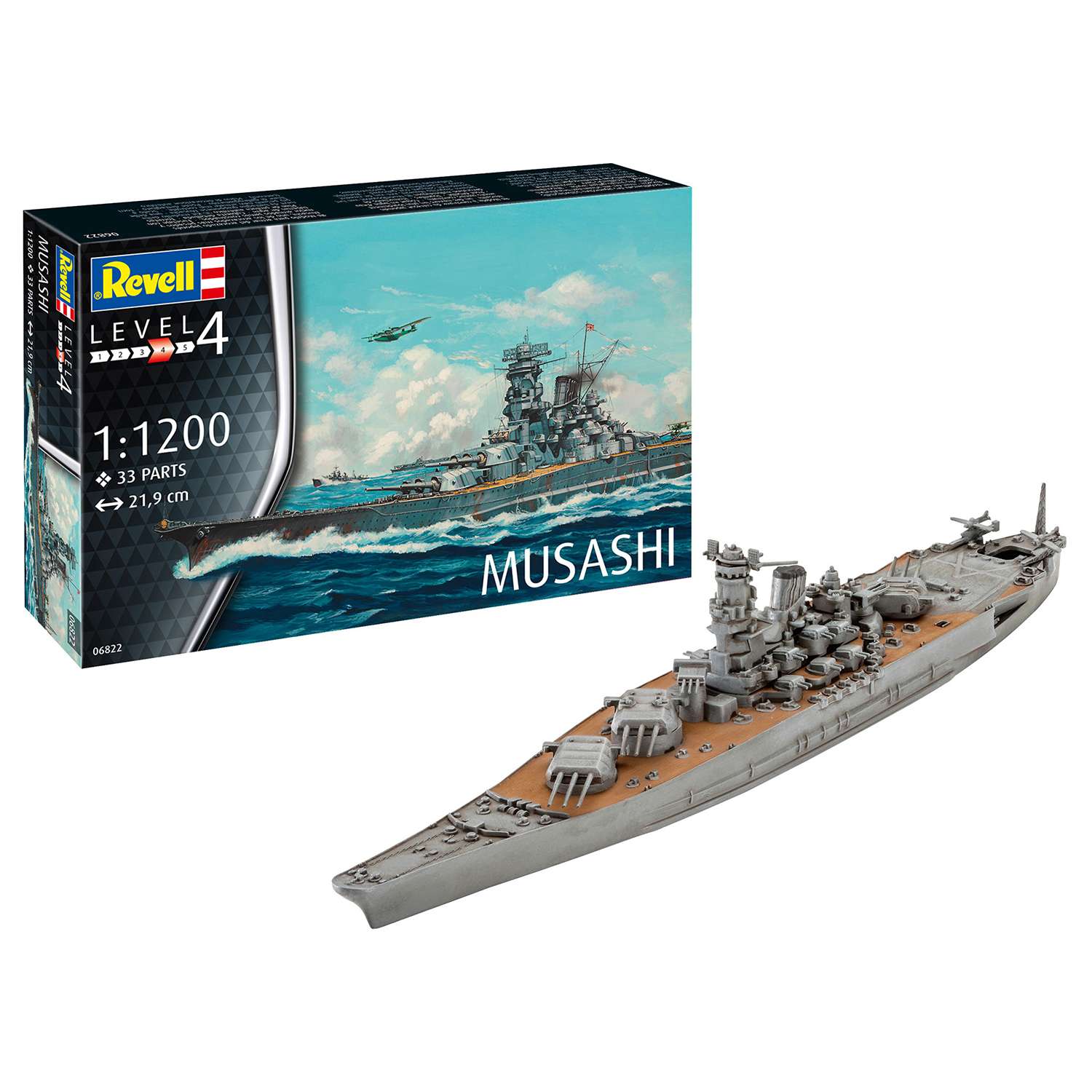 Модель для сборки Revell Линейный корабль Musashi 06822 - фото 2