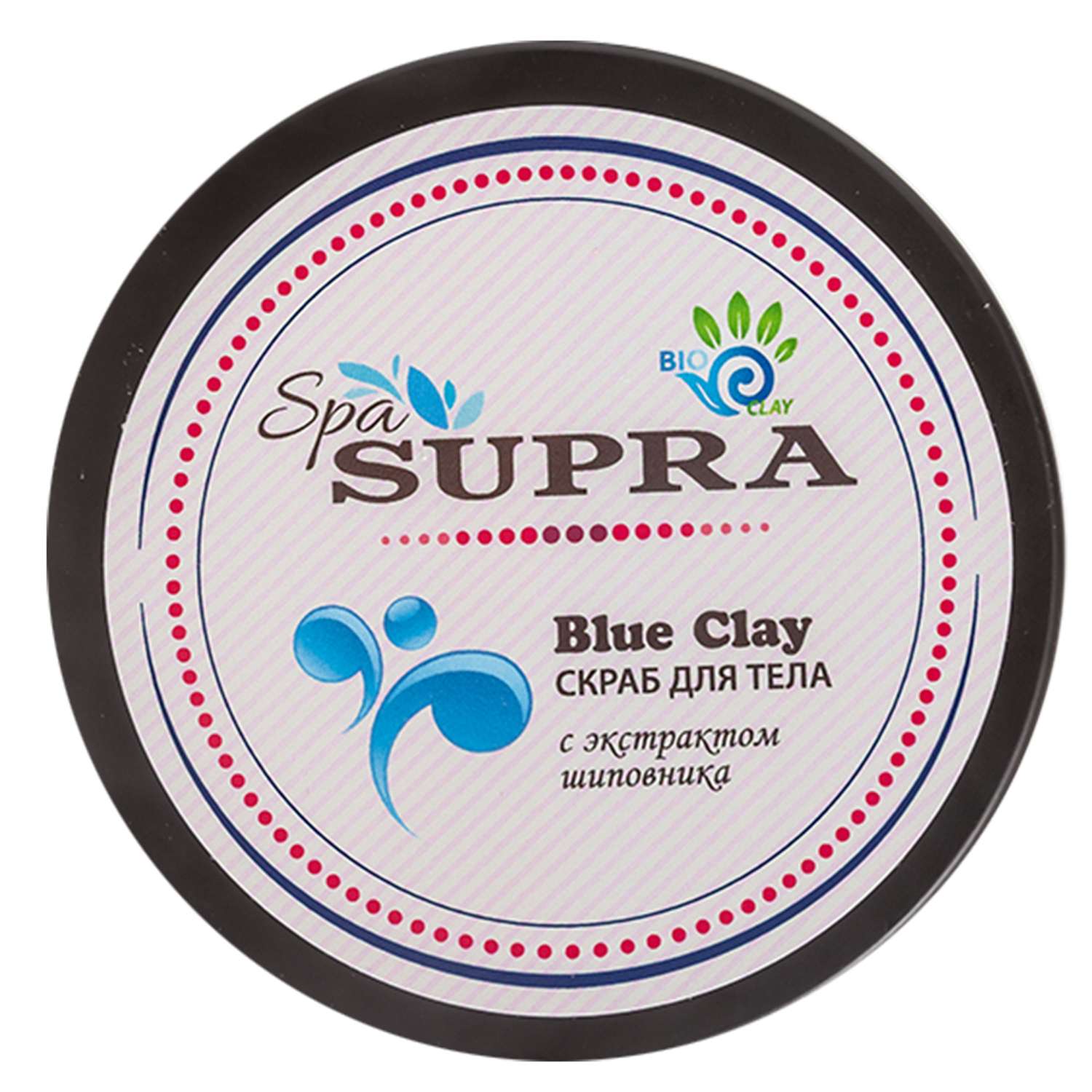 Скраб для тела SUPRA SPA пастообразный Голубая глина Шиповник - фото 5