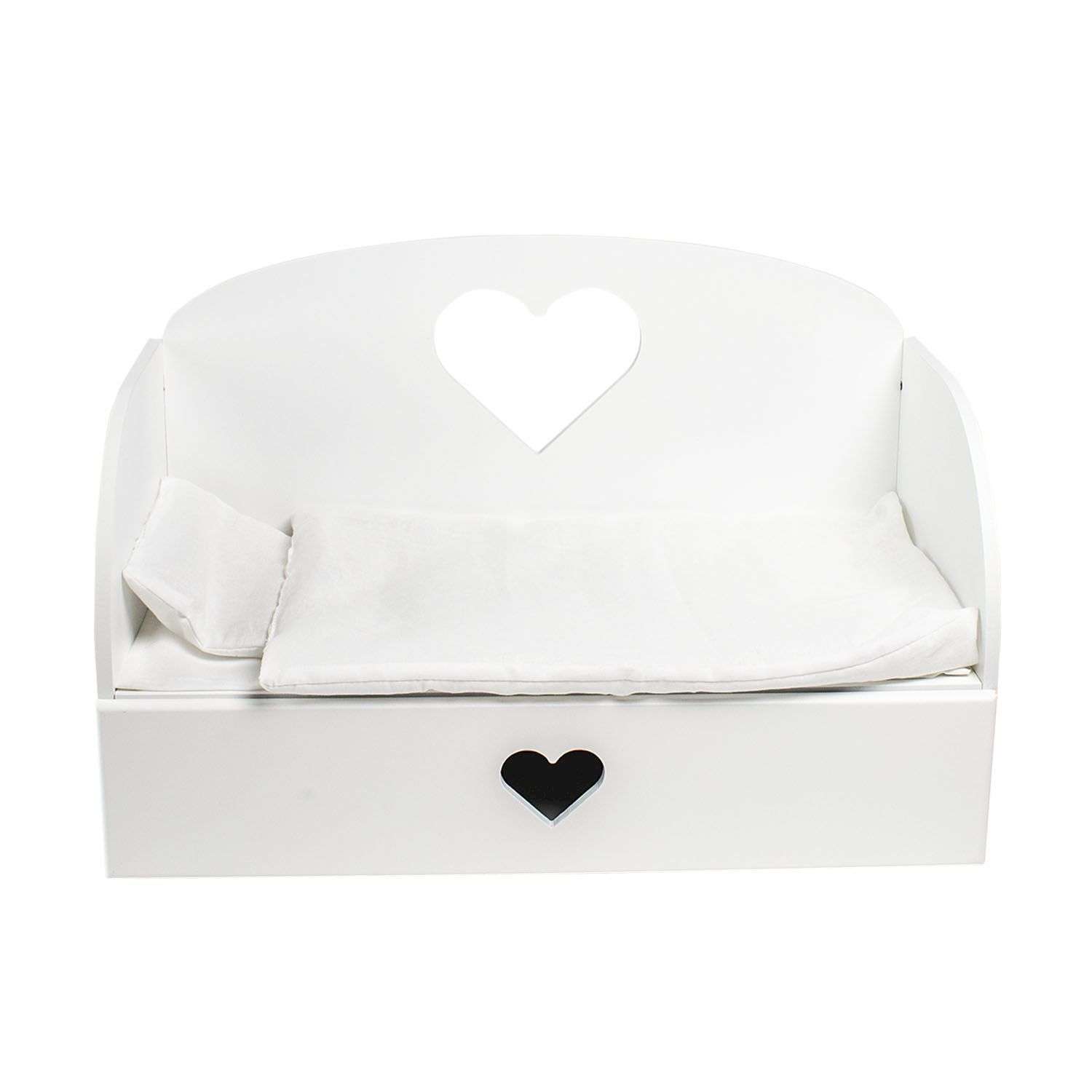 Мебель для кукол Paremo Диван–кровать Сердце Белый PFD120-18 PFD120-18 - фото 2