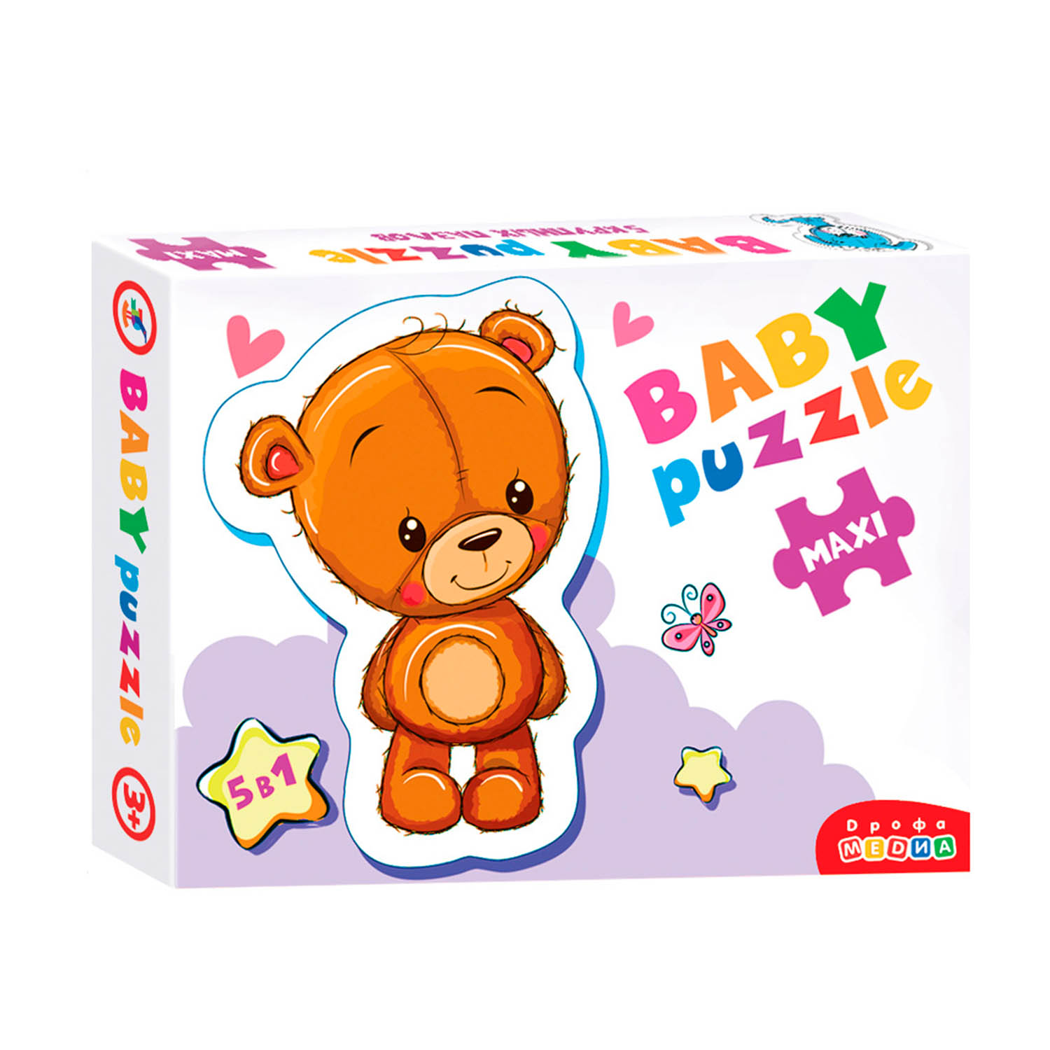 Набор пазлов Дрофа-Медиа Baby Puzzle Мои игрушки 5 фигурок животных 3845 - фото 1