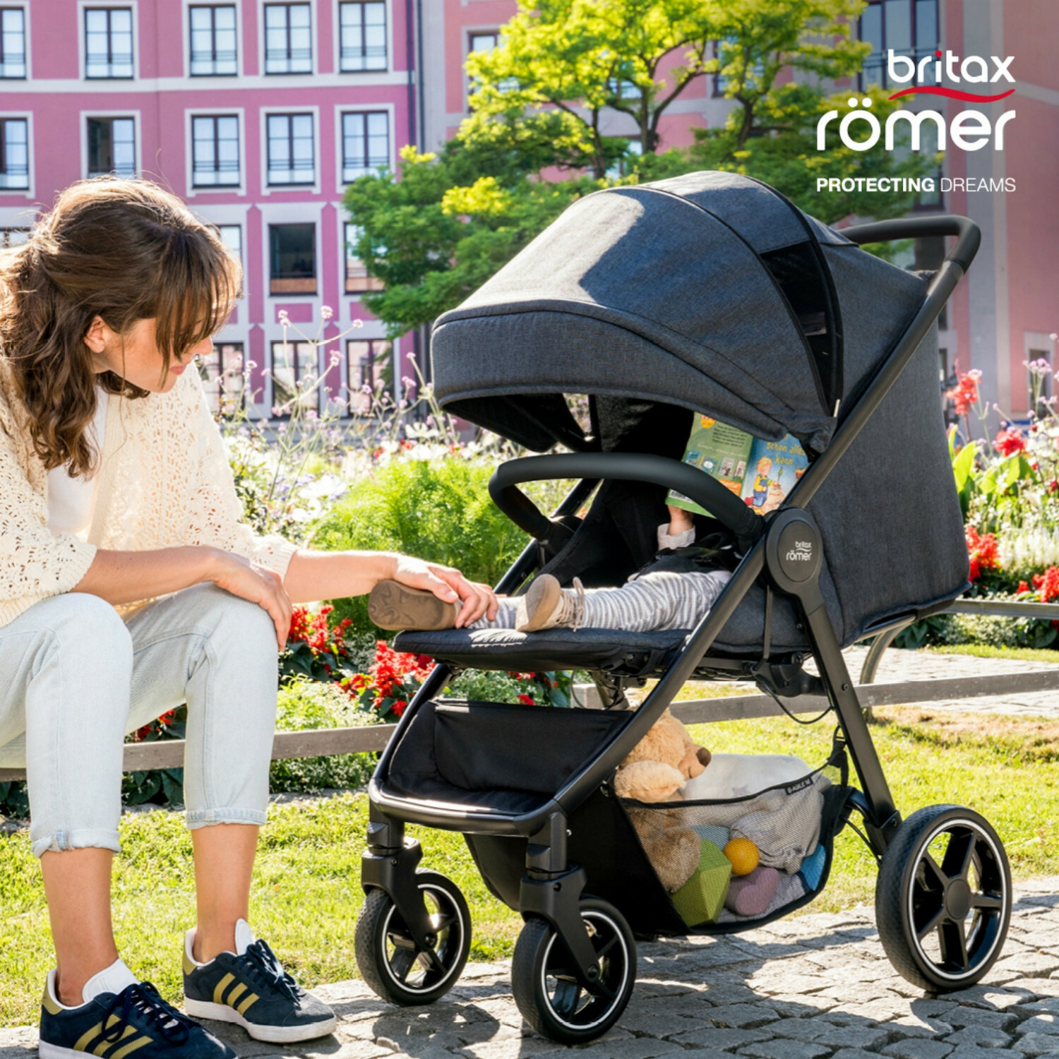 Коляска Britax Roemer B-Agile R Navy Ink-Brown - фото 11