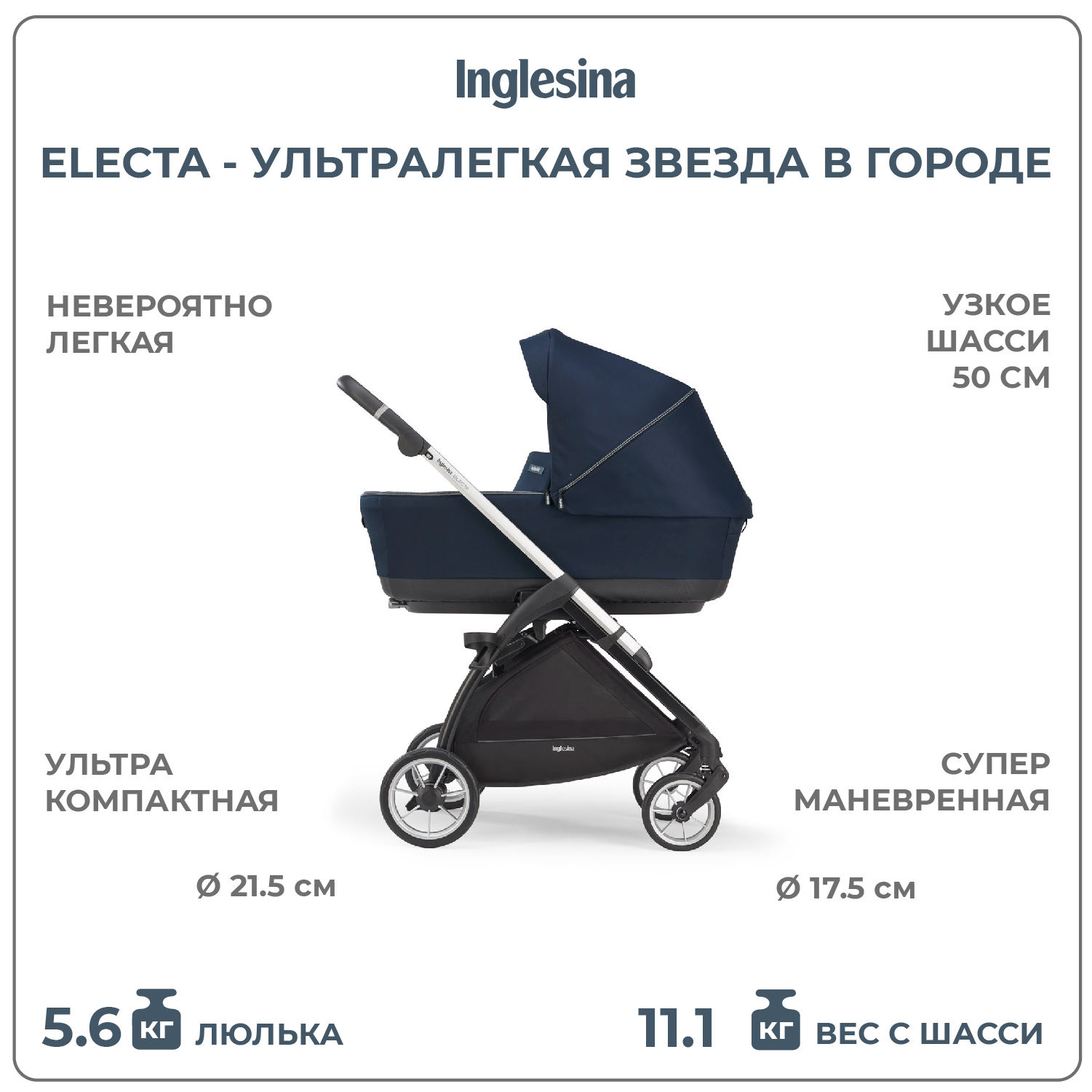 Коляска 3в1 Inglesina Electa - фото 3