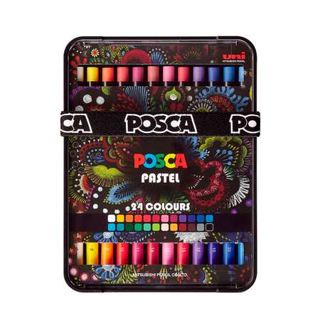 Набор пастели UNI Posca 24 цвета