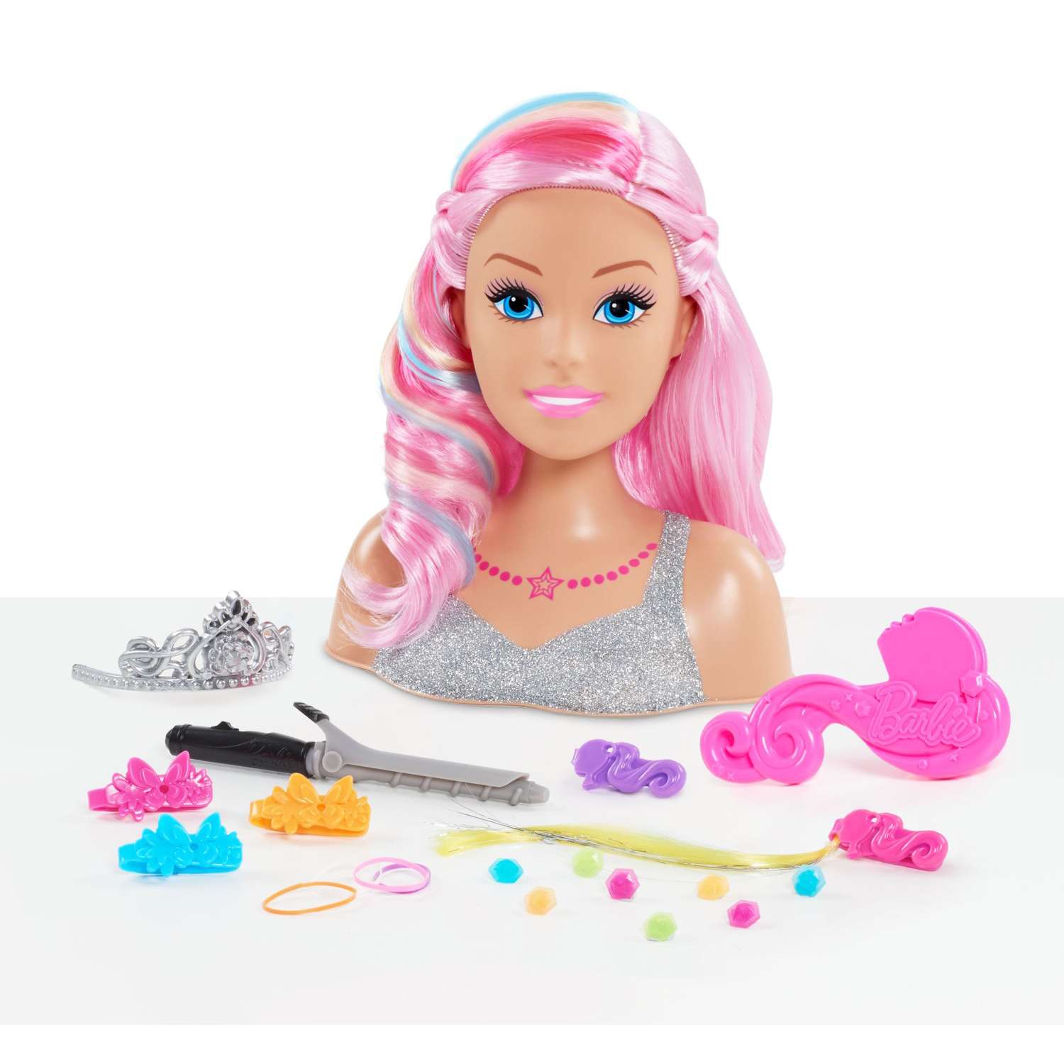 Торс для создания причесок Barbie Dreamtopia 62625 - фото 3