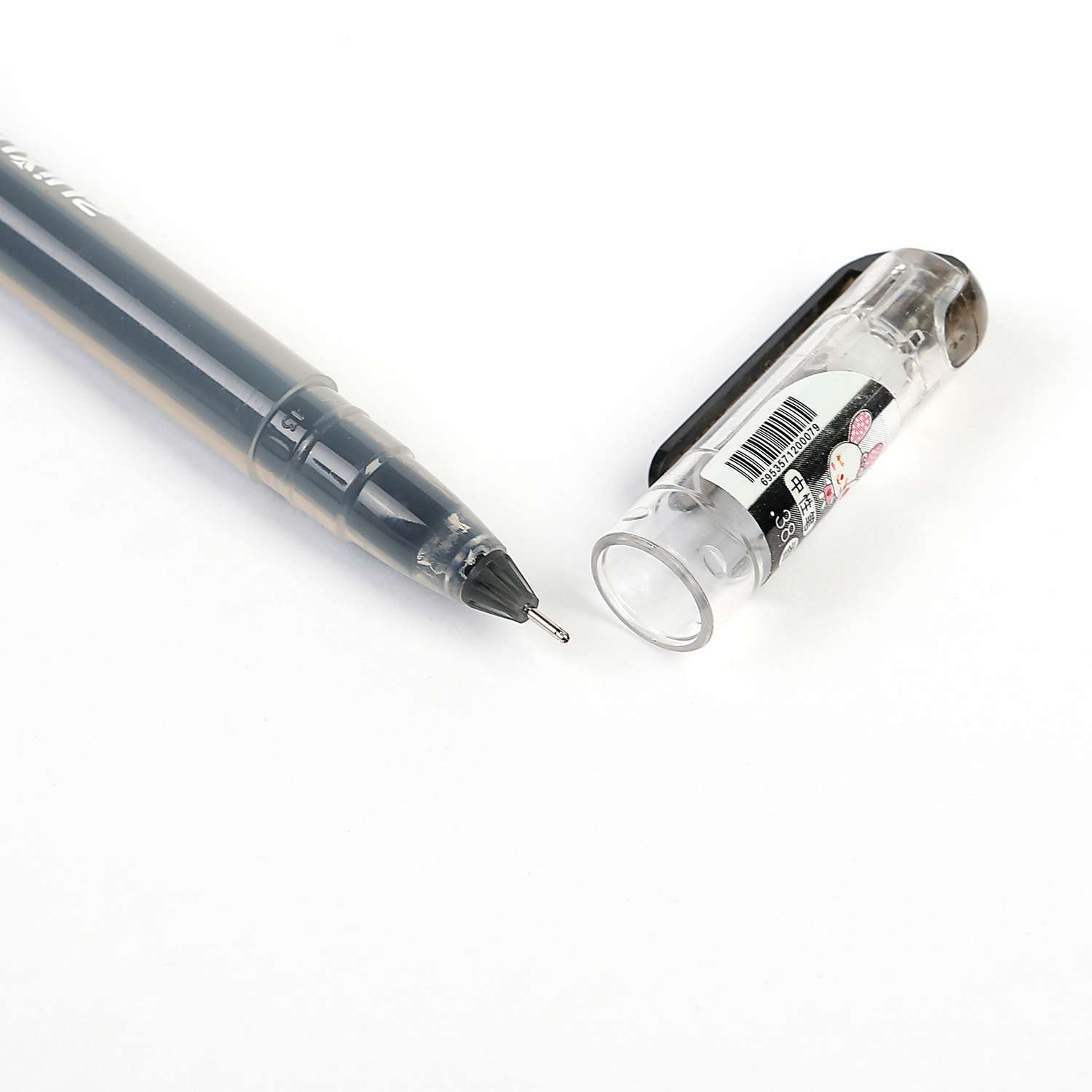 Ручка Sima-Land гелевая 0.38 мм чёрная прозрачный корпус бесстержневая - фото 3