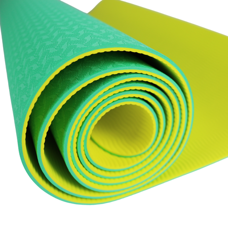 Коврик для йоги и фитнеса Espado TPE 173x61x0.4 см зеленый ES9033
