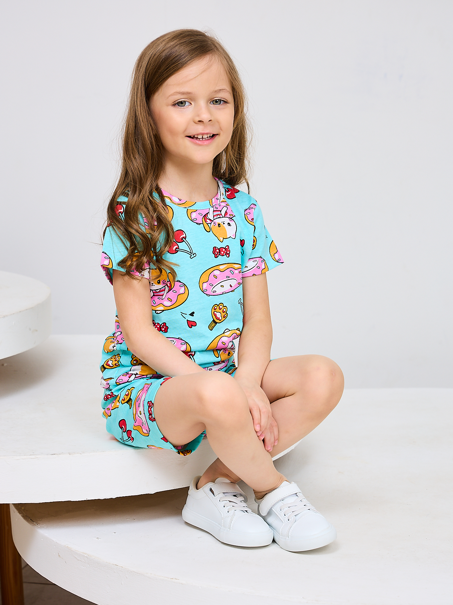 Футболка и шорты Mil Art kids 1902201547SUIT-SHORTS-LETO-BLUE - фото 4