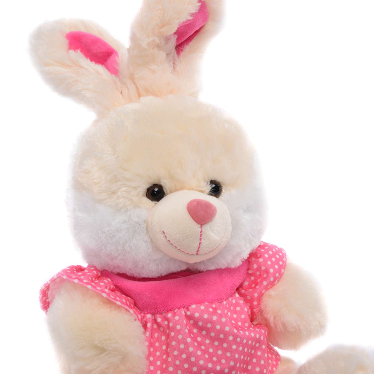 Мягкая игрушка Девилон Кролик Рита Розовый 38 см - фото 3