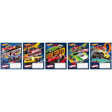 Тетрадь Полиграф Принт Hot Wheels А5 Клетка 12л в ассортименте HW104/5